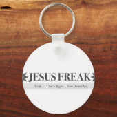 Porte-clés Dieu Squad Jésus Freak (Recto)