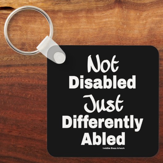 Porte-clés Différent Abled (Recto)