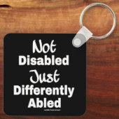 Porte-clés Différent Abled (Verso)