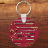 Porte-clés Différents tubes de coupe utilisés par le soudeur (Recto)