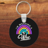 Porte-clés Difficile d'alerte et de conception de sensibilisa (Recto)