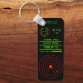 Porte-clés Digital Tracking Ghost Mode Surveillance Design  (Recto)