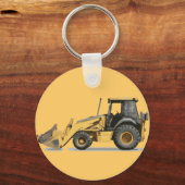 Porte-clés Digue d'excavateur de construction la plus froide (Recto)