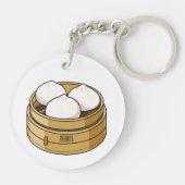 Porte-clés Dim sum dessin animé (Dos)