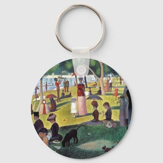 Porte-clés Dimanche après-midi La Grande Jatte - Georges Seur (Recto)