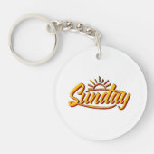 PORTE-CLÉS DIMANCHE MEILLEUR ÉTÉ (Devant)