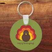 Porte-clés Dinde de Thanksgiving (Recto)