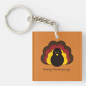 Porte-clés Dinde de Thanksgiving (Devant)