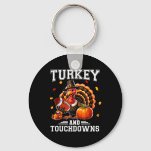 Porte-clés Dinde de Thanksgiving et touchés Footbyll Hommes K