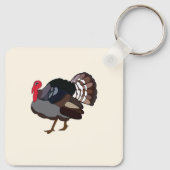 Porte-clés Dinde Oiseau Dinde (Dos)
