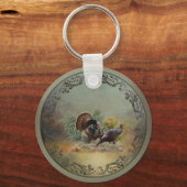 Porte-clés Dinde sauvage (Recto)