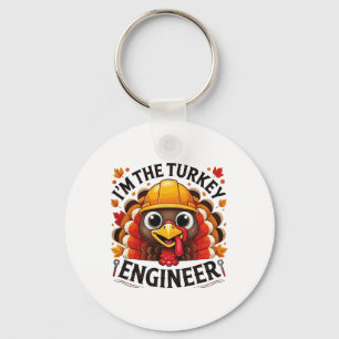 Porte-clés Dinde T-Shirt Je Suis L'Ingénieur Dinde Thanksgivi