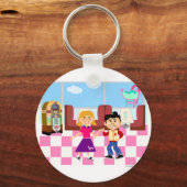 Porte-clés Diner à sock Hop de Swellsville (Recto)