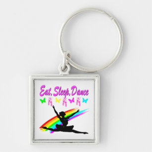 PORTE-CLÉS DÎNER, DORMIR, DANSER BALLERINA DESIGN