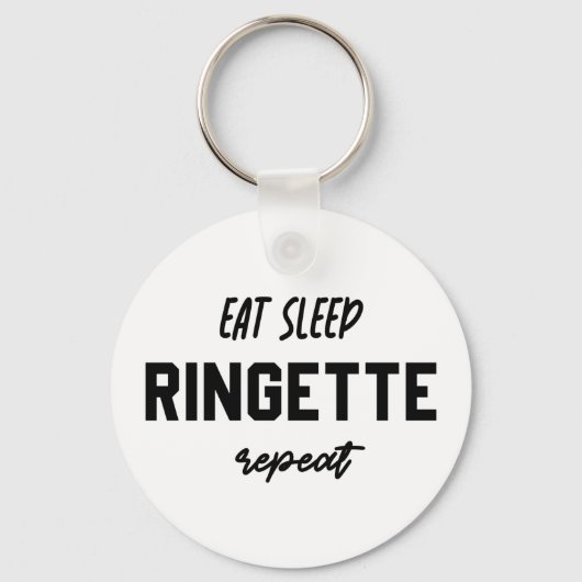 Porte-clés Dîner Sleep Ringette Répéter Les Cadeaux Du Lecteu (Recto)
