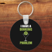 Porte-clés Dinking Problème Sports Amateurs Cadeau (Recto)