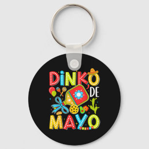 Porte-clés Dinko De Mayo Pickleball Fiesta Mexicaine Cinco De