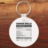 Porte-clés Dinner Rolls Nutrition Facts Family Matching Chris (Recto)
