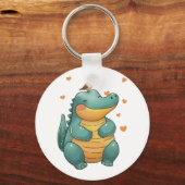 Porte-clés Dino et amis petits oiseaux (Recto)