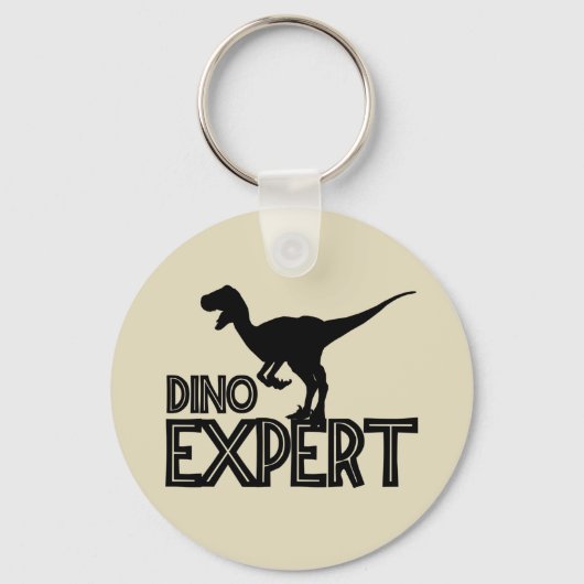 Porte-clés Dino Expert - Amateurs de dinosaures (Recto)