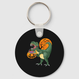 Porte-clés Dino Halloween drôle Dinosaure Citrouille Y T Rex
