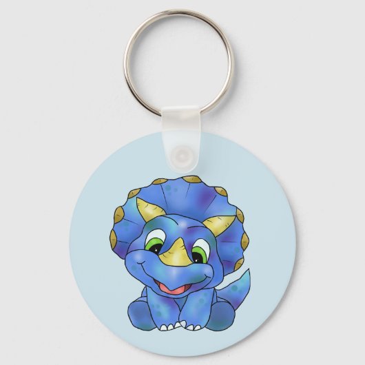 Porte-clés Dino mignon (Recto)