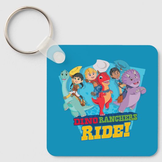 Porte-clés Dino Ranch | Les Ranchers Ride ! (Recto)