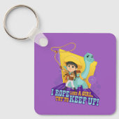 Porte-clés Dino Ranch | Min et Clover (Recto)