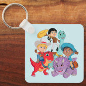 Porte-clés Dino Ranch Yee Haw ! (Recto)