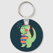 Porte-clés Dino vert (Recto)