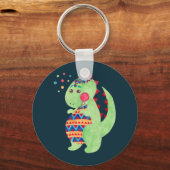 Porte-clés Dino vert (Recto)