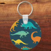 Porte-clés Dinosaur Adventure : Papier peint de la crèche pou (Recto)