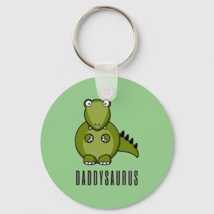 Porte-clés Dinosaur Daddysaurus Daddy Fête des pères Famille 