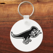 Porte-clés Dinosaur Manger Jésus Poisson (Recto)