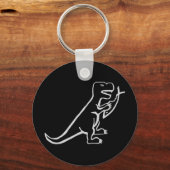 Porte-clés Dinosaur Manger Poisson (Recto)