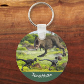 Porte-clés Dinosaur Rapporteure Tyrannosaurus Nom de la batai (Recto)