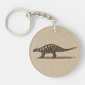 Porte-clés Dinosaure crétacé Ankylosaurus (Devant)