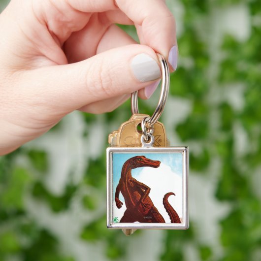 Porte-clés Dinosaure de Hadrosaurus (main)