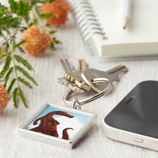 Porte-clés Dinosaure de Hadrosaurus (Côté)