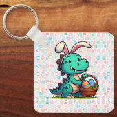 Porte-clés Dinosaure de lapin de Pâques (Recto)