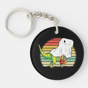 Porte-clés Dinosaure fantôme drôle Halloween