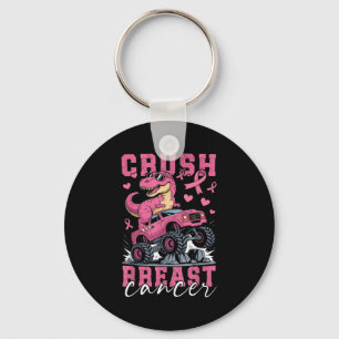 Porte-clés Dinosaure Monster Camion Pink Ribbon Crush Breast 
