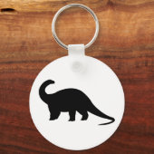 Porte-clés Dinosaure noir (Recto)