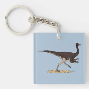 Porte-clés Dinosaure ornithomimus crétacé