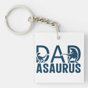 Porte-clés Dinosaure Papa Asaurus Dino Lover T Rex Papa Dino