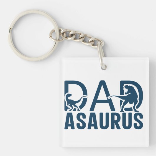 Porte-clés Dinosaure Papa Asaurus Dino Lover T Rex Papa Dino (Devant)