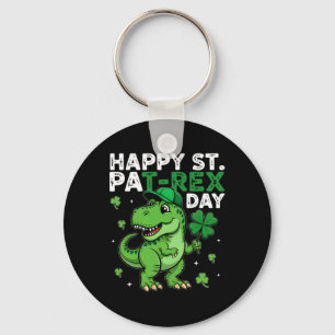 Porte-clés Dinosaure Saint-Patrick Chanceux Shamrock Irlandai