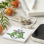 Porte-clés Dinosaure Valentines (Devant Droit)