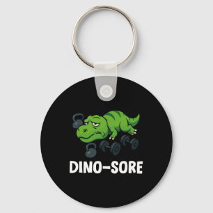 Porte-clés Dinosore Drôle T-rex Gym entraînement
