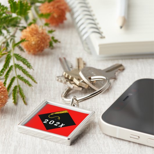 Porte-clés Diplôme 2025 Cadeau (Côté)